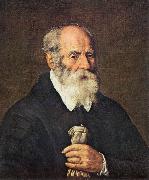 BASSETTI, Marcantonio Portrait of an Old Man with Gloves 22 France oil painting reproduction
